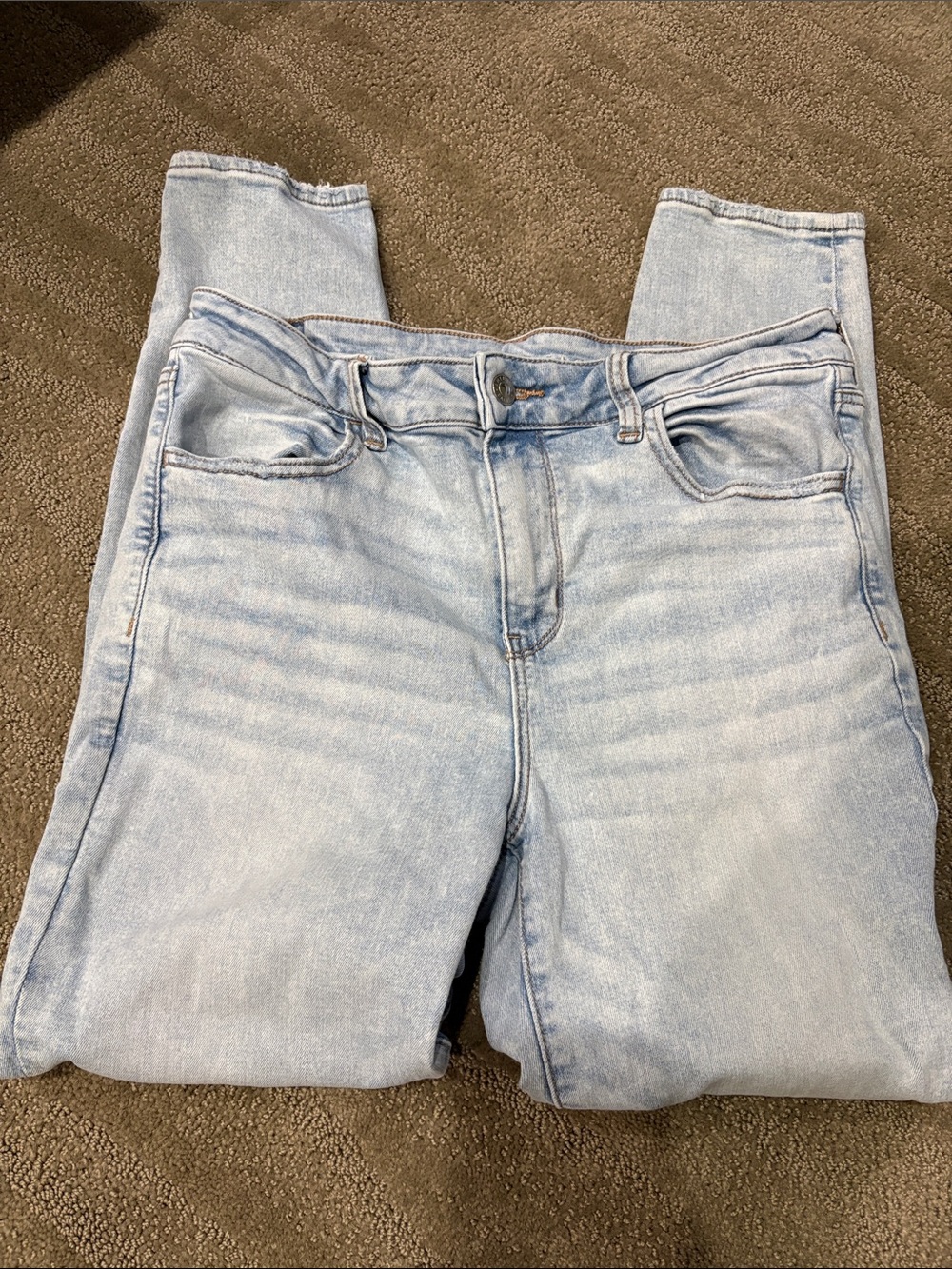 American Eagle Outfitters Light Blue Skinny Jeans